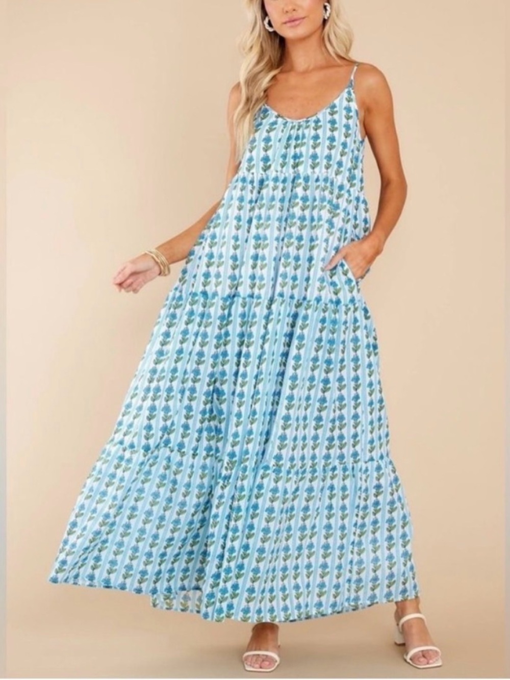 Olivia James The Label Tiered Maxi
